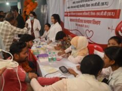सेवा संकल्प अभियान के मेगा हेल्थ कैंप में स्वास्थ्य जांच के साथ अंगदान का संकल्प, 11 लोगों ने बढ़ाया मानव सेवा की ओर कदम