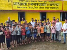 ‘आओ बांटें खुशियां’ अभियान का असर, छात्रावास के बच्चों के बीच मनाया जन्मदिन