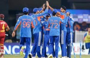 अभिषेक का तूफान, अर्शदीप की धारदार गेंदबाजी! भारत ने वेस्टइंडीज को 14 रन से हराकर सीरीज में बनाई 2-1 की बढ़त