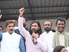 गरियाबंद में भाजपा की विशाल पदयात्रा में शामिल हुए कैबिनेट मंत्री गुरु खुशवंत साहेब