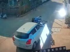 बिलासपुर में रफ्तार का कहर: कार की छत पर उछलकर गिरा इंजीनियर, बाइक को 50 मीटर तक घसीटती रही कार