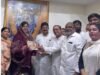 महिला कांग्रेस प्रदेशाध्यक्ष संगीता सिन्हा ने किए मां महामाया के दर्शन, रतनपुर कांग्रेस कार्यकर्ताओं ने किया स्वागत