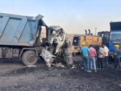 कुसमुंडा खदान में दो ट्रेलरों की आमने-सामने भिड़ंत, एक चालक की मौत, दूसरा गंभीर