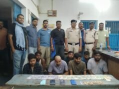 बाराद्वार पुलिस एवं साइबर सेल सक्ती की संयुक्त टीम के द्वारा जुआरियों के विरुद्ध कार्यवाही