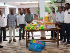सेवा संकल्प अभियान में संवेदनशील पहल, बच्चों के लिए किया खिलौना दान