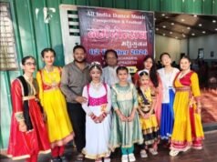नर्मदोत्सव में वैष्णवी संगीत महाविद्यालय की छात्राओं ने कथक से बटोरी सराहना