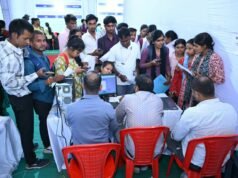 राज्य स्तरीय रोजगार मेले के पहले दिन 5,018 प्रतिभागियों ने कराया पंजीयन 85 संस्थानों की प्रारंभिक चयन प्रक्रिया में दो हजार से अधिक अभ्यर्थियों का चयन