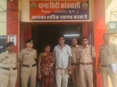 ज्वेलरी दुकान से सोने की चेन चोरी करने वाले पति-पत्नी गिरफ्तार