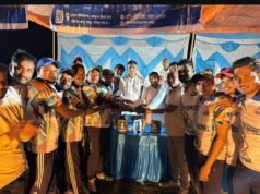 चोरभट्टी प्रीमियर लीग फ़ाइनल मैच समापन में वेदराम मनहरे पहुंचे