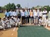 मंदिर हसौद में अयोजित संभाग स्तरीय अंडर-17 शालेय बालक क्रिकेट प्रतियोगिता का शुभारंभ