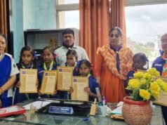 जिले की छह बुलबुलों को राष्ट्रीय स्तर पर मिला गोल्डन एरो अवॉर्ड