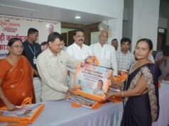 सेवा संकल्प अभियान का समापन मंत्री श्री लखन लाल देवांगन ने 430 आंगनबाड़ी कार्यकर्ताओं एवं सहायिकाओं का किया सम्मान