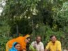 सत्यम वाटिका में पौधरोपण कर दिया पर्यावरण संरक्षण का संदेश