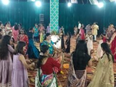 राधे विहार कॉलोनी में गरबा महोत्सव की धूम, भक्ति में झूमे लोग