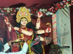 कोरासी में 12 स्थान पर मां दुर्गा मूर्ति की स्थापना, 56 भोग और महाआरती का भव्य आयोजन