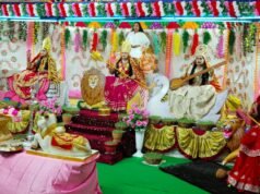 आरंग में शारदीय नवरात्र की धूम-प्रजापिता ब्रह्माकुमारीज में सजी पांच चैतन्य देवियों की अलौकिक झांकी, उमड़ी श्रद्धालुओं की भीड