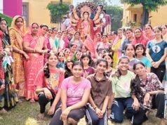 रायपुर के मिवान स्टील्स लिमिटेड की महेंद्रपुरम कॉलोनी में धूमधाम से मनाई गई दुर्गा पूजा