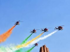 काशी के आसमान में भारतीय वायुसेना का शक्ति प्रदर्शन, 52 लड़ाकू विमानों ने दिखाए हैरतअंगेज करतब; पीएम मोदी, राजनाथ और योगी ने देखा एयर शो